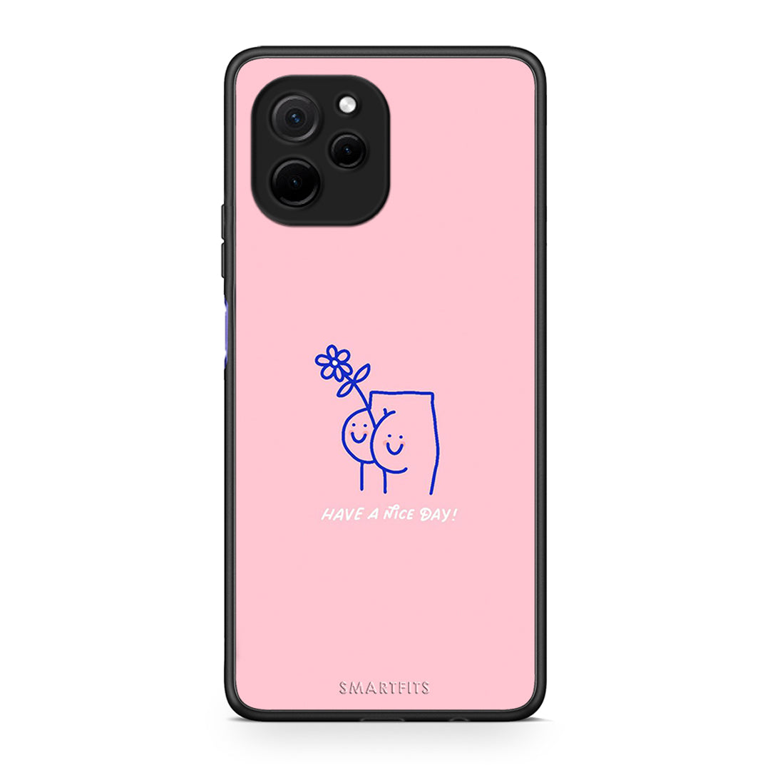 Θήκη Huawei Nova Y61 Nice Day από τη Smartfits με σχέδιο στο πίσω μέρος και μαύρο περίβλημα | Huawei Nova Y61 Nice Day Case with Colorful Back and Black Bezels