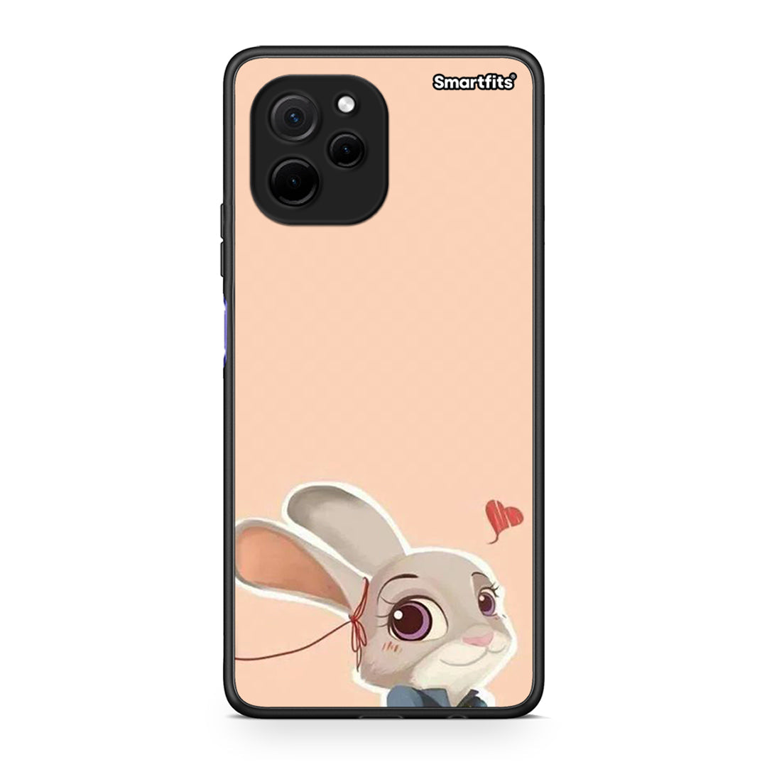 Θήκη Huawei Nova Y61 Nick Wilde And Judy Hopps Love 2 από τη Smartfits με σχέδιο στο πίσω μέρος και μαύρο περίβλημα | Huawei Nova Y61 Nick Wilde And Judy Hopps Love 2 Case with Colorful Back and Black Bezels