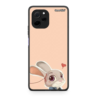 Θήκη Huawei Nova Y61 Nick Wilde And Judy Hopps Love 2 από τη Smartfits με σχέδιο στο πίσω μέρος και μαύρο περίβλημα | Huawei Nova Y61 Nick Wilde And Judy Hopps Love 2 Case with Colorful Back and Black Bezels