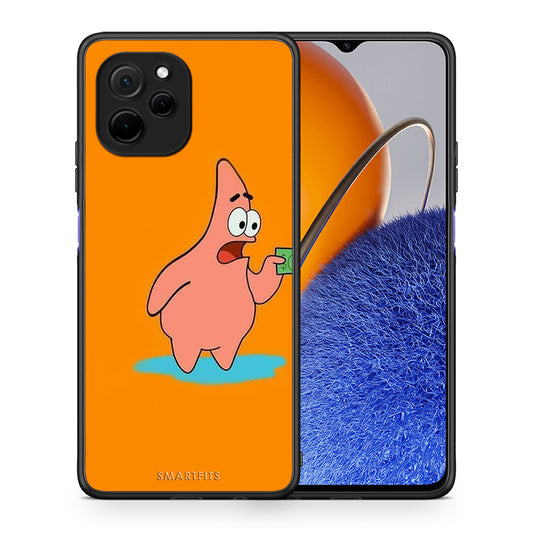 Θήκη Huawei Nova Y61 No Money 1 από τη Smartfits με σχέδιο στο πίσω μέρος και μαύρο περίβλημα | Huawei Nova Y61 No Money 1 Case with Colorful Back and Black Bezels