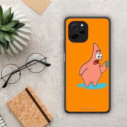Θήκη Huawei Nova Y61 No Money 1 από τη Smartfits με σχέδιο στο πίσω μέρος και μαύρο περίβλημα | Huawei Nova Y61 No Money 1 Case with Colorful Back and Black Bezels