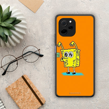Θήκη Huawei Nova Y61 No Money 2 από τη Smartfits με σχέδιο στο πίσω μέρος και μαύρο περίβλημα | Huawei Nova Y61 No Money 2 Case with Colorful Back and Black Bezels