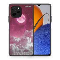 Thumbnail for Θήκη Huawei Nova Y61 Pink Moon από τη Smartfits με σχέδιο στο πίσω μέρος και μαύρο περίβλημα | Huawei Nova Y61 Pink Moon Case with Colorful Back and Black Bezels
