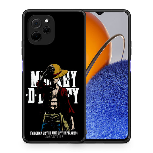 Θήκη Huawei Nova Y61 Pirate King από τη Smartfits με σχέδιο στο πίσω μέρος και μαύρο περίβλημα | Huawei Nova Y61 Pirate King Case with Colorful Back and Black Bezels