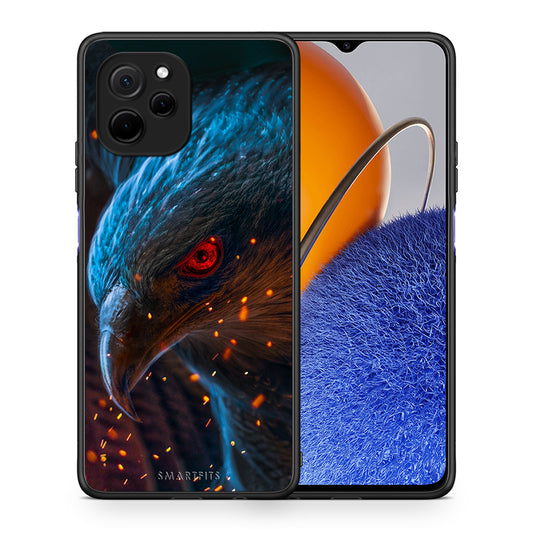 Θήκη Huawei Nova Y61 PopArt Eagle από τη Smartfits με σχέδιο στο πίσω μέρος και μαύρο περίβλημα | Huawei Nova Y61 PopArt Eagle Case with Colorful Back and Black Bezels