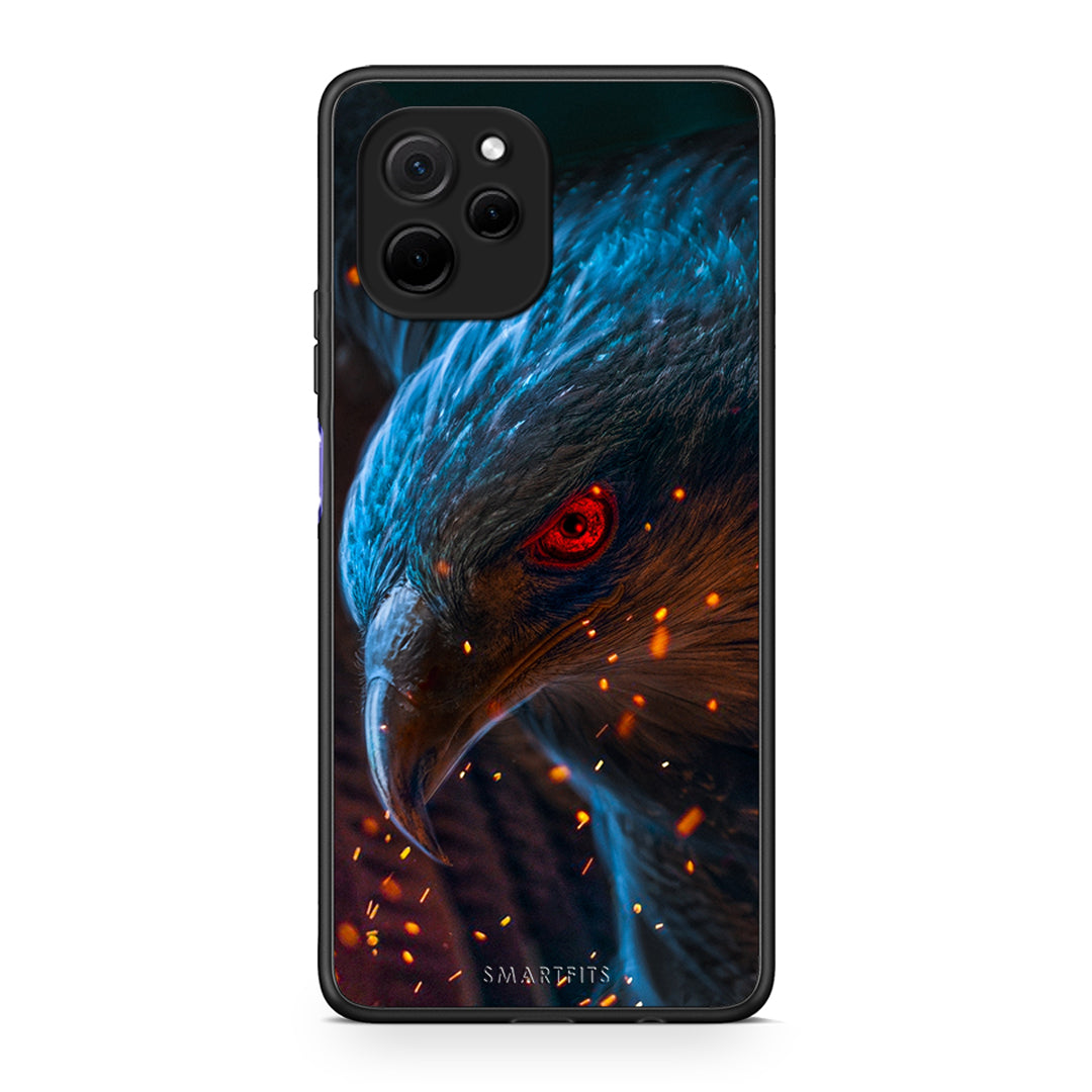Θήκη Huawei Nova Y61 PopArt Eagle από τη Smartfits με σχέδιο στο πίσω μέρος και μαύρο περίβλημα | Huawei Nova Y61 PopArt Eagle Case with Colorful Back and Black Bezels