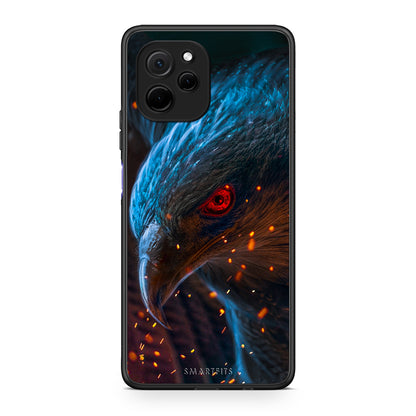 Θήκη Huawei Nova Y61 PopArt Eagle από τη Smartfits με σχέδιο στο πίσω μέρος και μαύρο περίβλημα | Huawei Nova Y61 PopArt Eagle Case with Colorful Back and Black Bezels