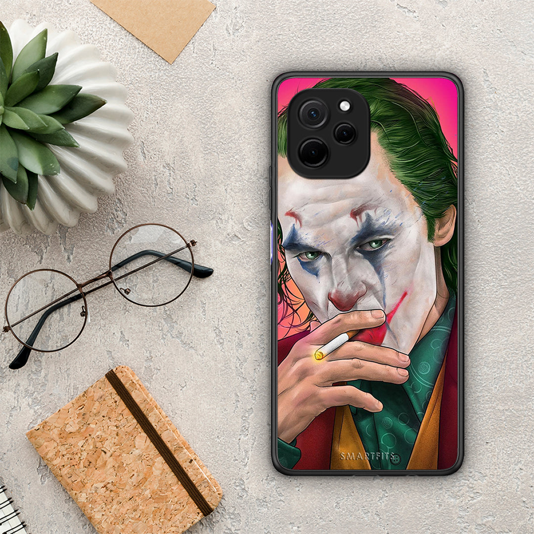 Θήκη Huawei Nova Y61 PopArt JokesOnU από τη Smartfits με σχέδιο στο πίσω μέρος και μαύρο περίβλημα | Huawei Nova Y61 PopArt JokesOnU Case with Colorful Back and Black Bezels