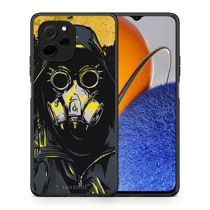Θήκη Huawei Nova Y61 PopArt Mask από τη Smartfits με σχέδιο στο πίσω μέρος και μαύρο περίβλημα | Huawei Nova Y61 PopArt Mask Case with Colorful Back and Black Bezels