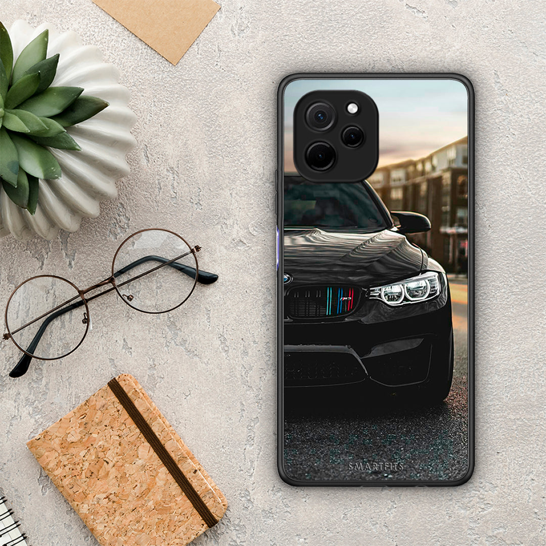 Θήκη Huawei Nova Y61 Racing M3 από τη Smartfits με σχέδιο στο πίσω μέρος και μαύρο περίβλημα | Huawei Nova Y61 Racing M3 Case with Colorful Back and Black Bezels