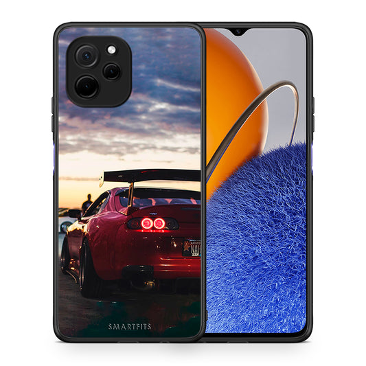 Θήκη Huawei Nova Y61 Racing Supra από τη Smartfits με σχέδιο στο πίσω μέρος και μαύρο περίβλημα | Huawei Nova Y61 Racing Supra Case with Colorful Back and Black Bezels