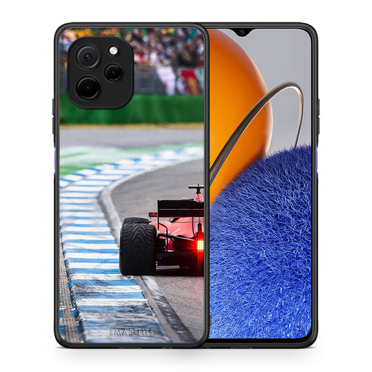 Θήκη Huawei Nova Y61 Racing Vibes από τη Smartfits με σχέδιο στο πίσω μέρος και μαύρο περίβλημα | Huawei Nova Y61 Racing Vibes Case with Colorful Back and Black Bezels