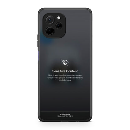 Θήκη Huawei Nova Y61 Sensitive Content από τη Smartfits με σχέδιο στο πίσω μέρος και μαύρο περίβλημα | Huawei Nova Y61 Sensitive Content Case with Colorful Back and Black Bezels