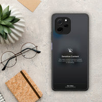 Thumbnail for Θήκη Huawei Nova Y61 Sensitive Content από τη Smartfits με σχέδιο στο πίσω μέρος και μαύρο περίβλημα | Huawei Nova Y61 Sensitive Content Case with Colorful Back and Black Bezels