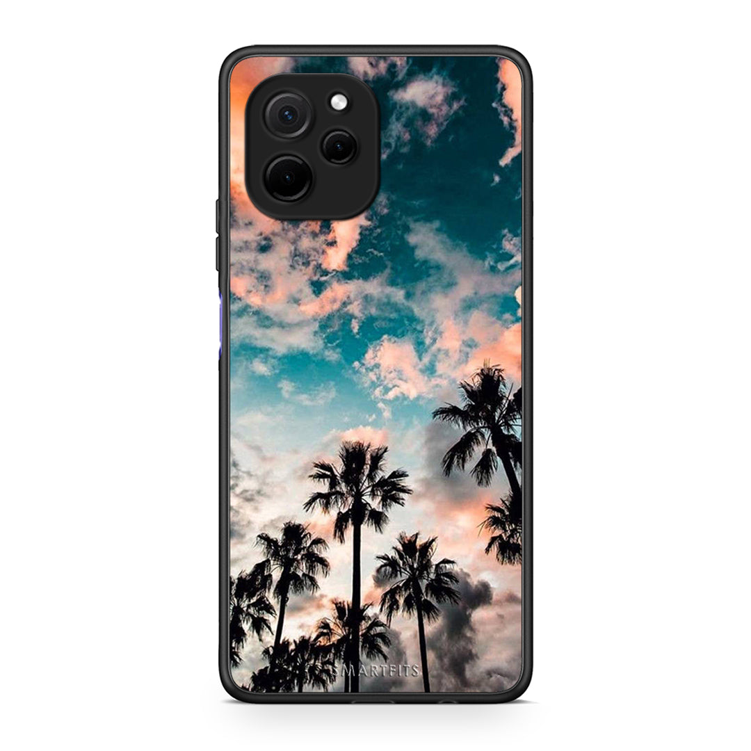 Θήκη Huawei Nova Y61 Summer Sky από τη Smartfits με σχέδιο στο πίσω μέρος και μαύρο περίβλημα | Huawei Nova Y61 Summer Sky Case with Colorful Back and Black Bezels