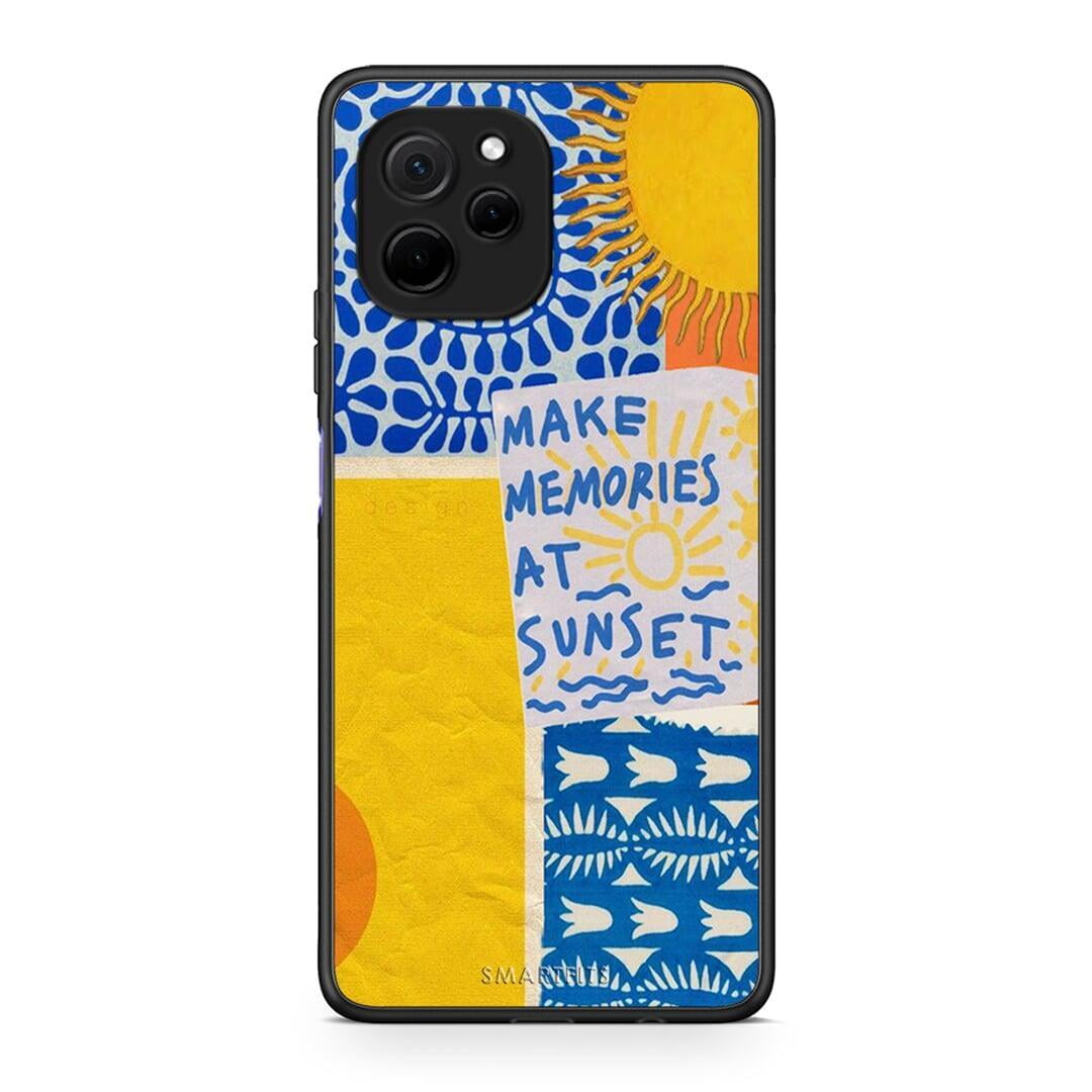 Θήκη Huawei Nova Y61 Sunset Memories από τη Smartfits με σχέδιο στο πίσω μέρος και μαύρο περίβλημα | Huawei Nova Y61 Sunset Memories Case with Colorful Back and Black Bezels