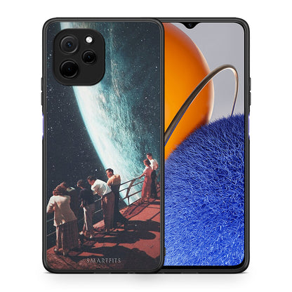 Θήκη Huawei Nova Y61 Surreal View από τη Smartfits με σχέδιο στο πίσω μέρος και μαύρο περίβλημα | Huawei Nova Y61 Surreal View Case with Colorful Back and Black Bezels