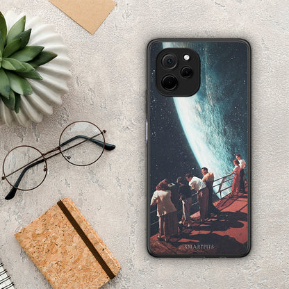 Θήκη Huawei Nova Y61 Surreal View από τη Smartfits με σχέδιο στο πίσω μέρος και μαύρο περίβλημα | Huawei Nova Y61 Surreal View Case with Colorful Back and Black Bezels