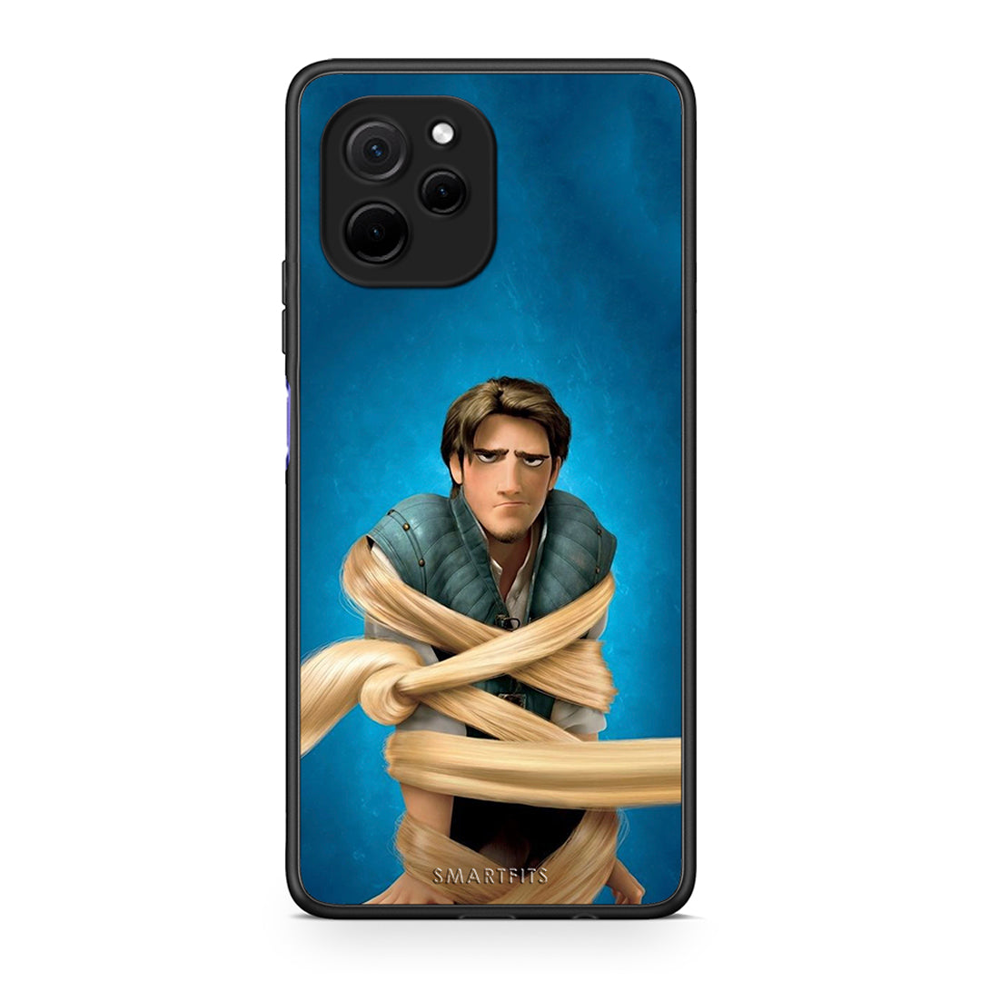 Θήκη Huawei Nova Y61 Tangled 1 από τη Smartfits με σχέδιο στο πίσω μέρος και μαύρο περίβλημα | Huawei Nova Y61 Tangled 1 Case with Colorful Back and Black Bezels