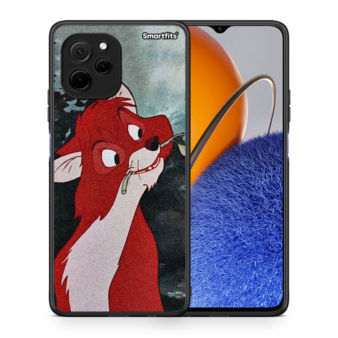 Θήκη Huawei Nova Y61 Tod And Vixey Love 1 από τη Smartfits με σχέδιο στο πίσω μέρος και μαύρο περίβλημα | Huawei Nova Y61 Tod And Vixey Love 1 Case with Colorful Back and Black Bezels