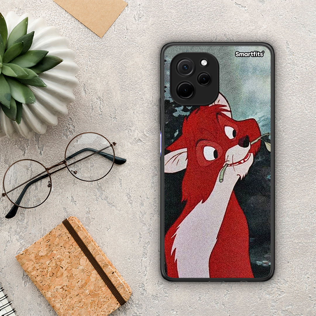 Θήκη Huawei Nova Y61 Tod And Vixey Love 1 από τη Smartfits με σχέδιο στο πίσω μέρος και μαύρο περίβλημα | Huawei Nova Y61 Tod And Vixey Love 1 Case with Colorful Back and Black Bezels