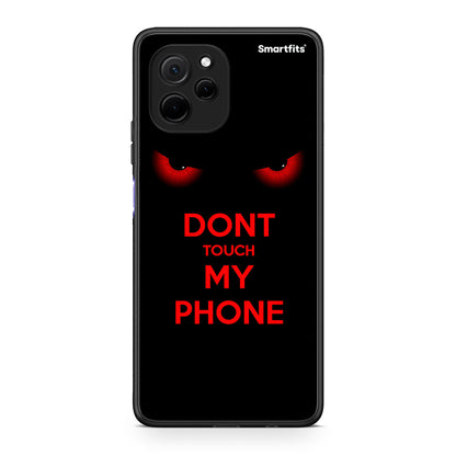 Θήκη Huawei Nova Y61 Touch My Phone από τη Smartfits με σχέδιο στο πίσω μέρος και μαύρο περίβλημα | Huawei Nova Y61 Touch My Phone Case with Colorful Back and Black Bezels