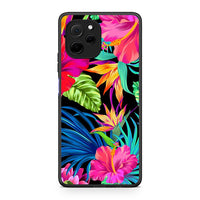 Thumbnail for Θήκη Huawei Nova Y61 Tropical Flowers από τη Smartfits με σχέδιο στο πίσω μέρος και μαύρο περίβλημα | Huawei Nova Y61 Tropical Flowers Case with Colorful Back and Black Bezels