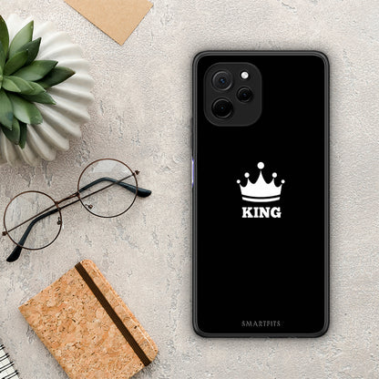 Θήκη Huawei Nova Y61 Valentine King από τη Smartfits με σχέδιο στο πίσω μέρος και μαύρο περίβλημα | Huawei Nova Y61 Valentine King Case with Colorful Back and Black Bezels