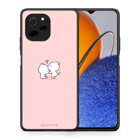 Θήκη Huawei Nova Y61 Valentine Love από τη Smartfits με σχέδιο στο πίσω μέρος και μαύρο περίβλημα | Huawei Nova Y61 Valentine Love Case with Colorful Back and Black Bezels