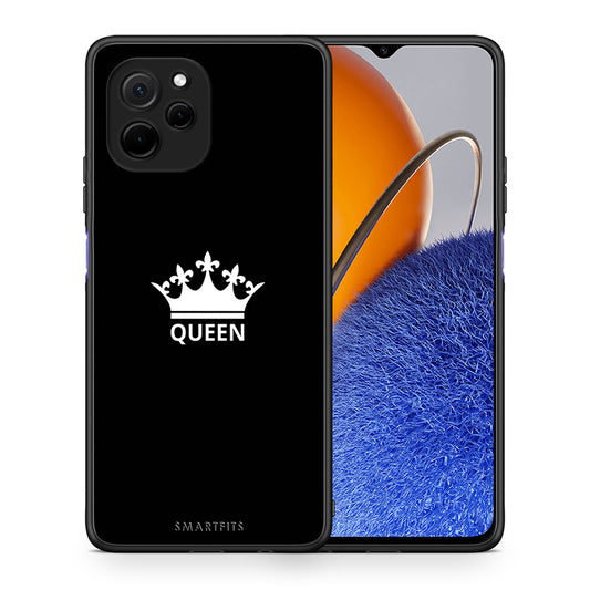 Θήκη Huawei Nova Y61 Valentine Queen από τη Smartfits με σχέδιο στο πίσω μέρος και μαύρο περίβλημα | Huawei Nova Y61 Valentine Queen Case with Colorful Back and Black Bezels