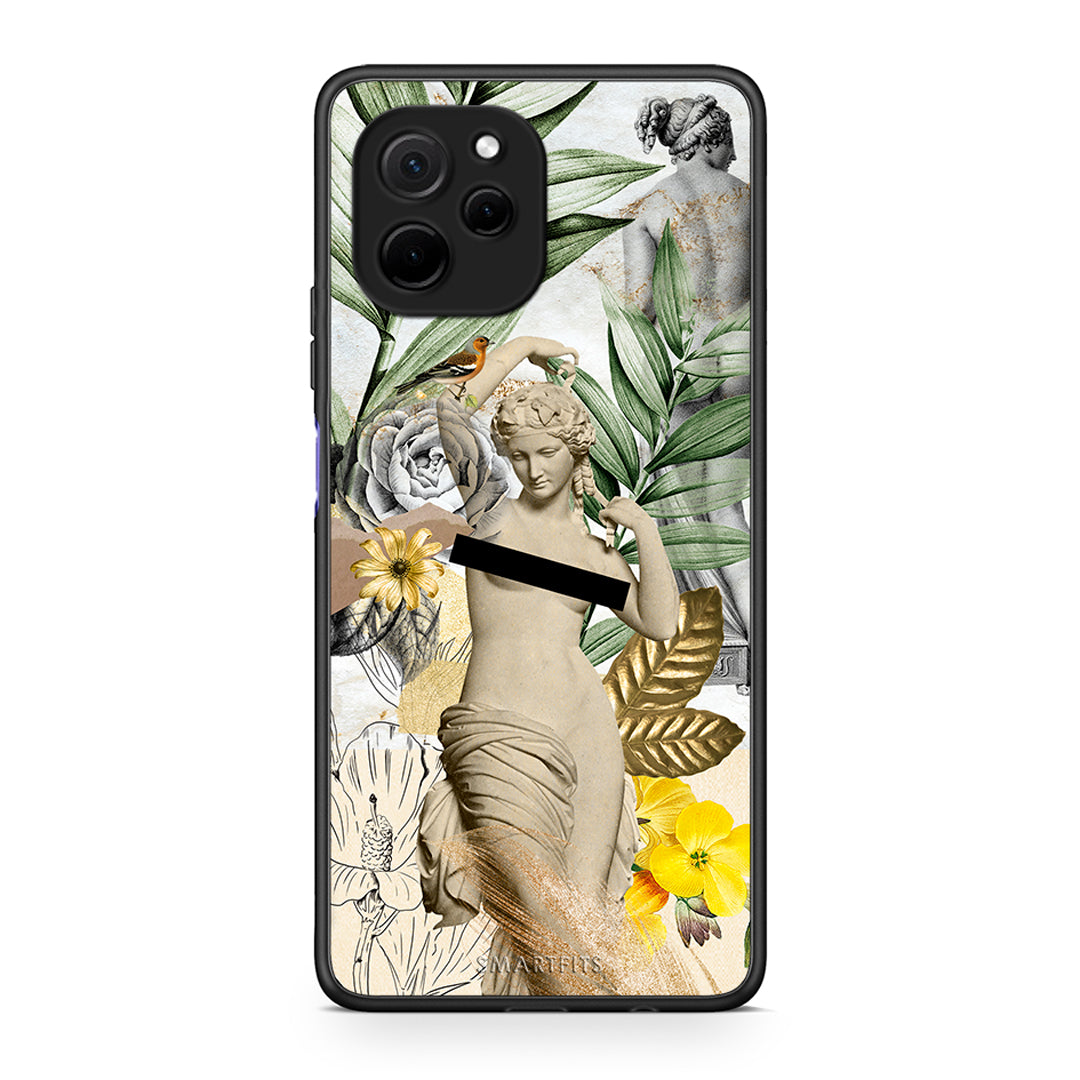 Θήκη Huawei Nova Y61 Woman Statue από τη Smartfits με σχέδιο στο πίσω μέρος και μαύρο περίβλημα | Huawei Nova Y61 Woman Statue Case with Colorful Back and Black Bezels