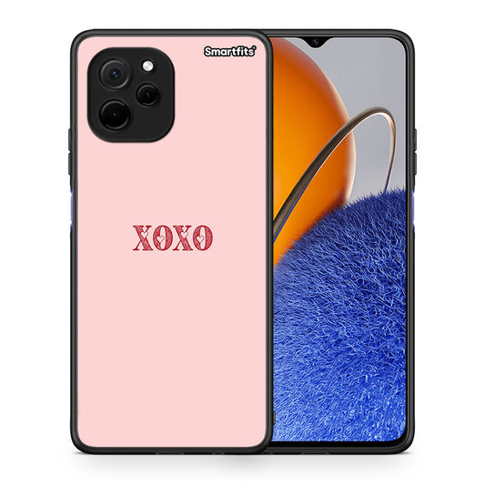 Θήκη Huawei Nova Y61 XOXO Love από τη Smartfits με σχέδιο στο πίσω μέρος και μαύρο περίβλημα | Huawei Nova Y61 XOXO Love Case with Colorful Back and Black Bezels