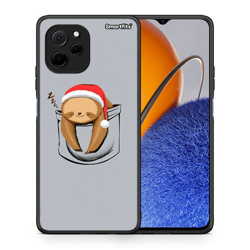 Θήκη Huawei Nova Y61 Xmas Zzzz από τη Smartfits με σχέδιο στο πίσω μέρος και μαύρο περίβλημα | Huawei Nova Y61 Xmas Zzzz Case with Colorful Back and Black Bezels