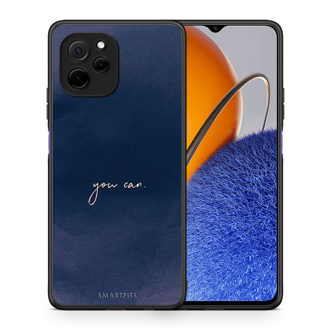 Θήκη Huawei Nova Y61 You Can από τη Smartfits με σχέδιο στο πίσω μέρος και μαύρο περίβλημα | Huawei Nova Y61 You Can Case with Colorful Back and Black Bezels
