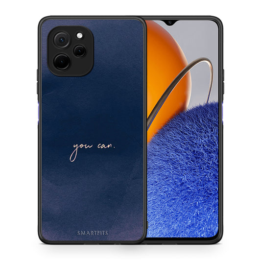 Θήκη Huawei Nova Y61 You Can από τη Smartfits με σχέδιο στο πίσω μέρος και μαύρο περίβλημα | Huawei Nova Y61 You Can Case with Colorful Back and Black Bezels