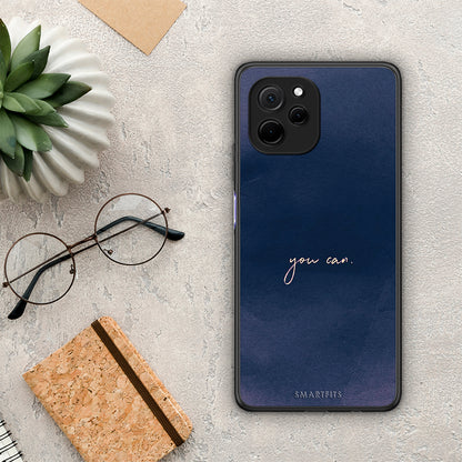 Θήκη Huawei Nova Y61 You Can από τη Smartfits με σχέδιο στο πίσω μέρος και μαύρο περίβλημα | Huawei Nova Y61 You Can Case with Colorful Back and Black Bezels