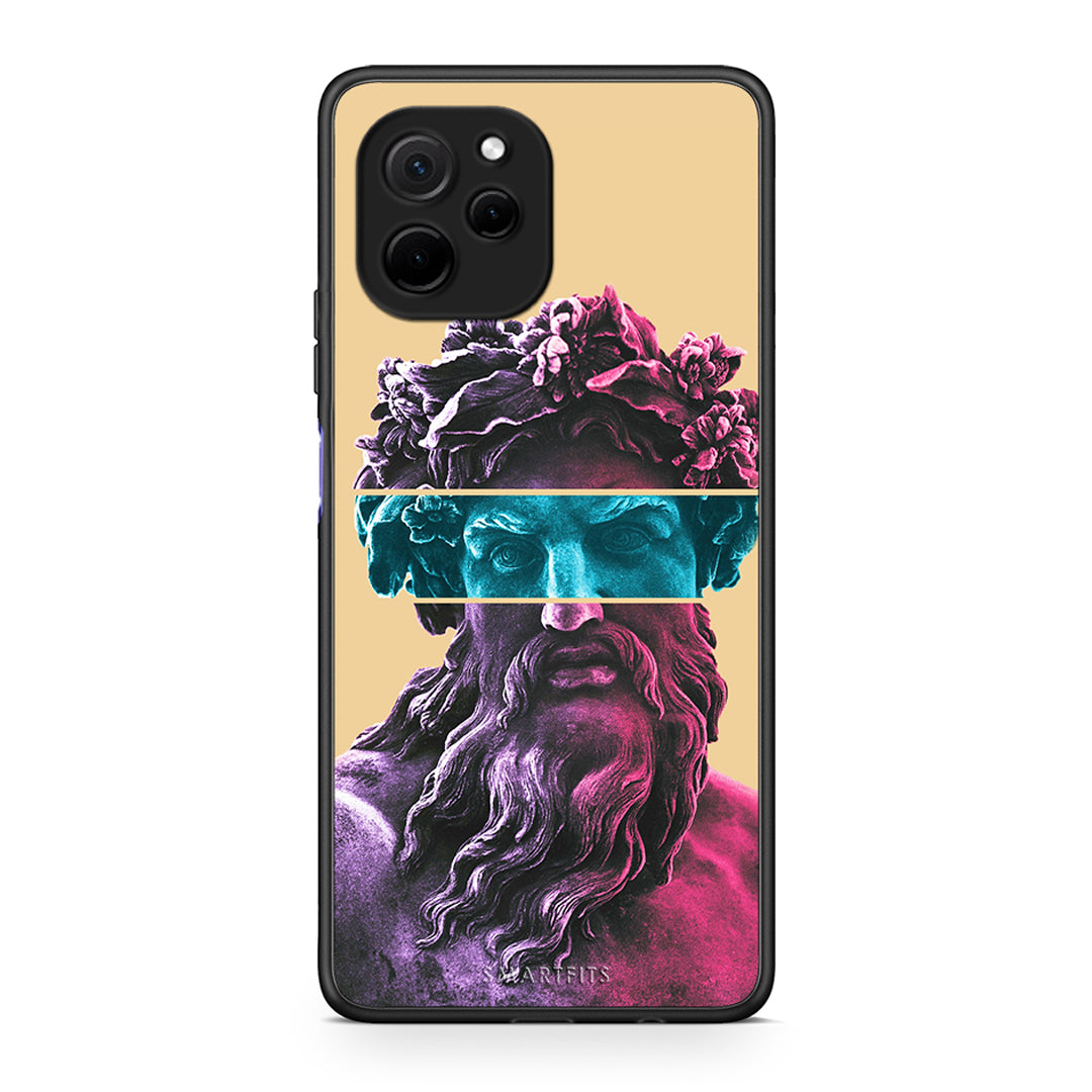 Θήκη Huawei Nova Y61 Zeus Art από τη Smartfits με σχέδιο στο πίσω μέρος και μαύρο περίβλημα | Huawei Nova Y61 Zeus Art Case with Colorful Back and Black Bezels
