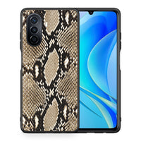 Thumbnail for Θήκη Huawei Nova Y70 Fashion Snake Animal από τη Smartfits με σχέδιο στο πίσω μέρος και μαύρο περίβλημα | Huawei Nova Y70 Fashion Snake Animal case with colorful back and black bezels