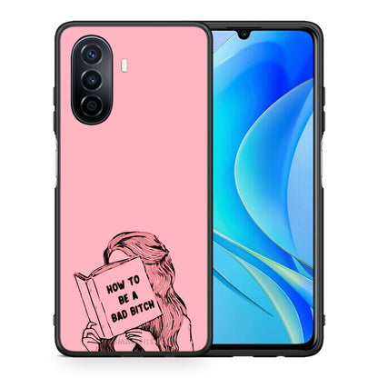 Θήκη Huawei Nova Y70 Bad Bitch από τη Smartfits με σχέδιο στο πίσω μέρος και μαύρο περίβλημα | Huawei Nova Y70 Bad Bitch case with colorful back and black bezels