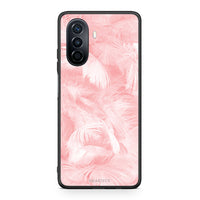 Thumbnail for 33 - Huawei Nova Y70 Pink Feather Boho case, cover, bumper