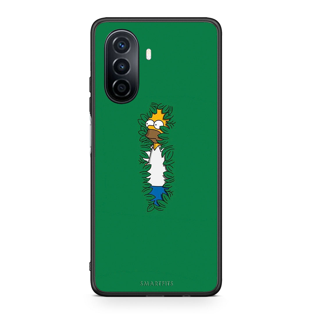 Huawei Nova Y70 Bush Man Θήκη Αγίου Βαλεντίνου από τη Smartfits με σχέδιο στο πίσω μέρος και μαύρο περίβλημα | Smartphone case with colorful back and black bezels by Smartfits