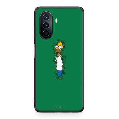 Huawei Nova Y70 Bush Man Θήκη Αγίου Βαλεντίνου από τη Smartfits με σχέδιο στο πίσω μέρος και μαύρο περίβλημα | Smartphone case with colorful back and black bezels by Smartfits