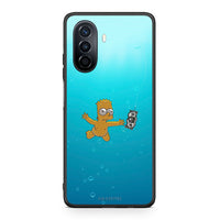 Thumbnail for Huawei Nova Y70 Chasing Money θήκη από τη Smartfits με σχέδιο στο πίσω μέρος και μαύρο περίβλημα | Smartphone case with colorful back and black bezels by Smartfits
