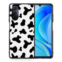 Thumbnail for Θήκη Huawei Nova Y70 Cow Print από τη Smartfits με σχέδιο στο πίσω μέρος και μαύρο περίβλημα | Huawei Nova Y70 Cow Print case with colorful back and black bezels