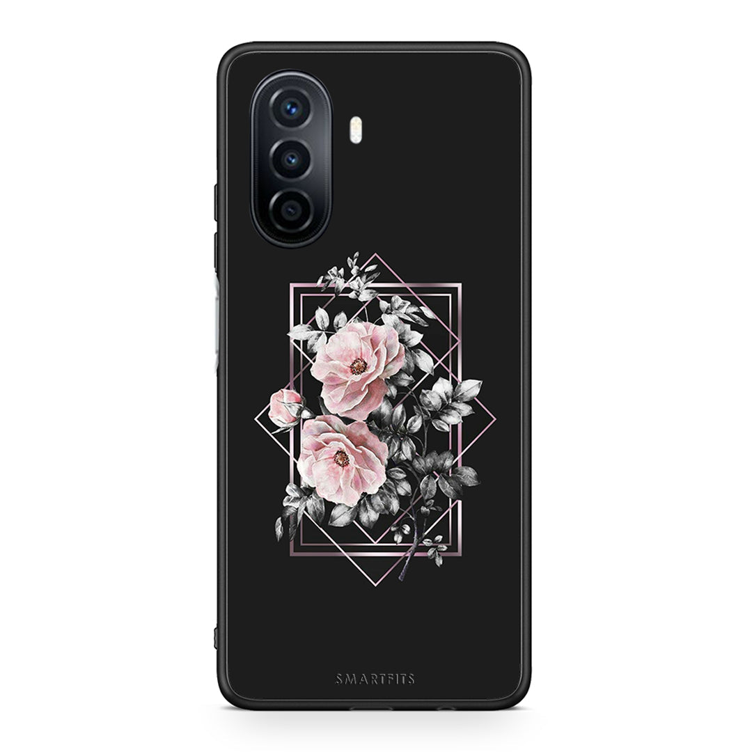 4 - Huawei Nova Y70 Frame Flower case, cover, bumper