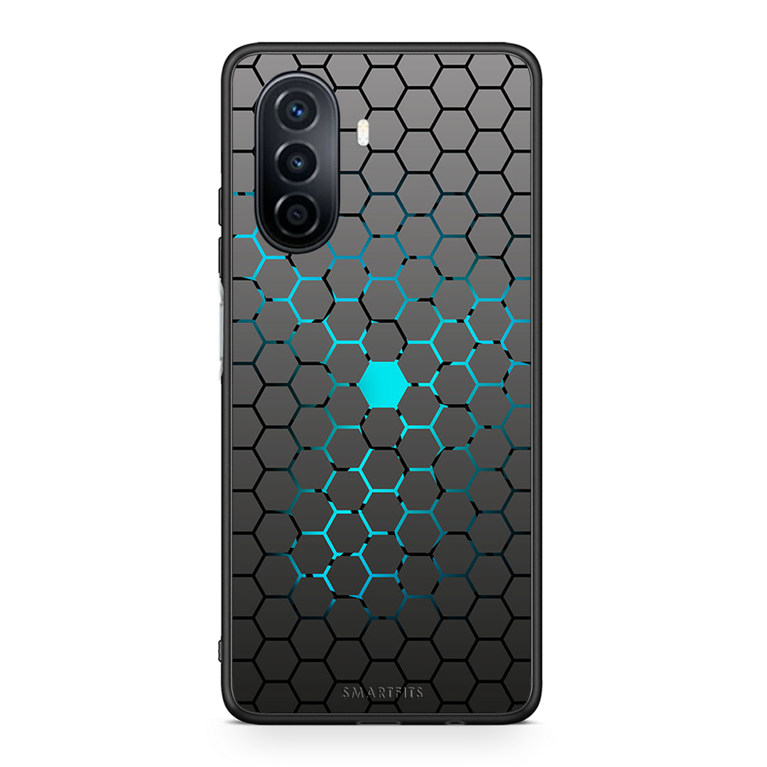 40 - Huawei Nova Y70 Hexagonal Geometric case, cover, bumper