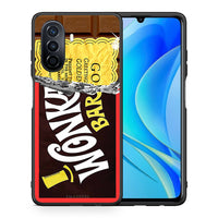 Thumbnail for Θήκη Huawei Nova Y70 Golden Ticket από τη Smartfits με σχέδιο στο πίσω μέρος και μαύρο περίβλημα | Huawei Nova Y70 Golden Ticket case with colorful back and black bezels