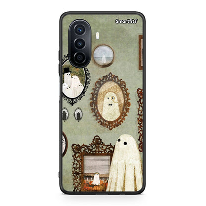 Huawei Nova Y70 Halloween Ghost Season θήκη από τη Smartfits με σχέδιο στο πίσω μέρος και μαύρο περίβλημα | Smartphone case with colorful back and black bezels by Smartfits