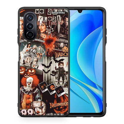 Θήκη Huawei Nova Y70 Halloween Spooky Season από τη Smartfits με σχέδιο στο πίσω μέρος και μαύρο περίβλημα | Huawei Nova Y70 Halloween Spooky Season case with colorful back and black bezels