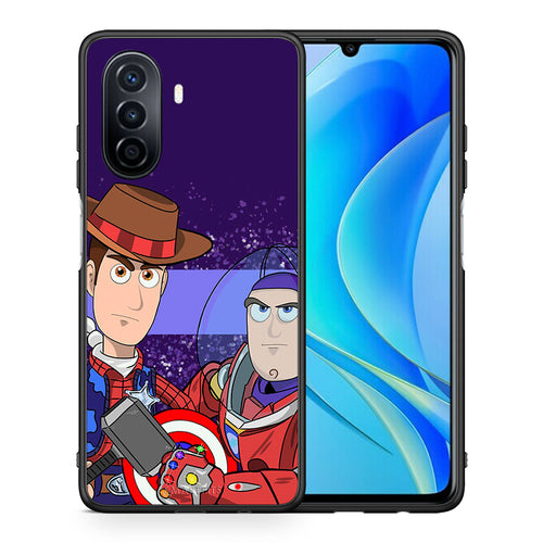 Θήκη Huawei Nova Y70 Infinity Story από τη Smartfits με σχέδιο στο πίσω μέρος και μαύρο περίβλημα | Huawei Nova Y70 Infinity Story case with colorful back and black bezels